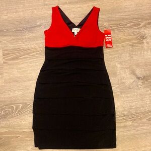 Black and Red Dress